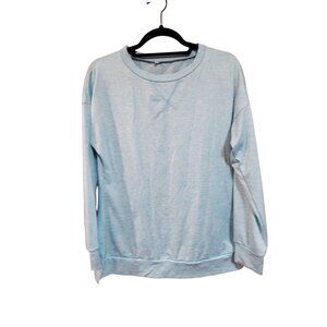 Light Blue Crewneck Long Sleeve Sweatshirt M